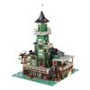 The Dive Shop Fishing Light House Captain's Wharf Building Blocks 30105 3452pcs Modèle créatif Briques Enfants Cadeaux de Noël Jouets d'anniversaire pour enfants