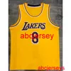 Bryant James Kuzma Davis Nick Young 24# 2020 Basketball Jersey broderi XS-5XL 6XL