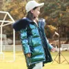 Girls Coat Parka Thick Warm Coats With Fur Hoodies Childrens' Jacket Teenage Children's Winter Clothing 210527