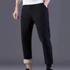 Men's Pants Solid Color Terrific Inseam Soft Winter Casual Trousers Fit For Sleeping