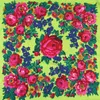 Sjaals Russische bloemen sjaal luxe bloem zakdoek etnische sjaal vrouwen hijab 110 cm hoofdband big bandana moslim tulband