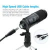 Professional USB K669 Metal Condenser Microphone PC Computer Gaming Youtube Recording Studio Streaming