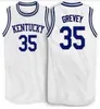 35 Kevin Grevey Kentucky Wildcatsバスケットボールジャージの刺繍縫い付けられたパーソナライズされたカスタム任意のサイズと名前
