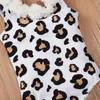 2021 sommer Kleinkind Kinder Baby Mädchen Badeanzug Leopard Print One Piece Bikini Bademode Bademode Kinder Badeanzug Biquini