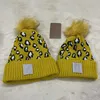 Designer Beanie Berretti di marca per donne adulte Bambino Inverno Cappelli leopardati lavorati a maglia Unisex Bambini Caldi Gorro Tinta unita Maglia Berretti genitore-figlio