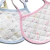 OC Cherry Baby Pacify Bibs Bibs Ткани для отрыжки Двухслойный хлопковый шарф Носовой платок Успокаивающее полотенце от слюны Весь 334C35233481