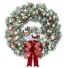 Рождественские наклейки Санта-Клаус Снеговик Рождественские украшения для домашнего окна Дверь Рождественский орнамент Xmas 2022 Navidad 211104