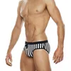 Men's Swimwear Brand Padded Swim Briefs Black Bikini Strips Push-Up Sexy Men Swimming Surffing Beach Shorts Mayo Sungas