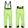 Pantalon de Ski SHAFEEK Ski hommes et femmes coupe-vent imperméable chaud taille haute pantalon de neige hiver Snowboard avec jarretelle