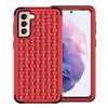 Bling Diamond 360 Custodia antiurto per armatura per Sam S9 S10 S21 Note10 Note20 Cover Durevole 3 in 1 Custodie per telefoni a protezione completa in silicone per PC