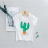 Sommarfärgglada småbarns spädbarnskläder sätter babyflickor pojke kläder kostym kaktus t short shorts barn spårningsdräkter barn casual wear 6849557