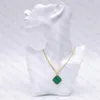 Designer Necklace Clover Classic Sweater Long Necklaces Fashion Gold Big Flowers Design for Man Woman Jewelry Pendant 4 Color Good289E