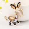 Nyckelringar Fashion Bag Pendant Säljer smycken Animal Series Keychain Puppy Donkey Butterfly High Heels Alloy Girl Gift245K30L030L0