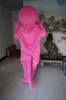 Prawdziwy obraz Różowy Dinozaur Maskotki Kostium Fancy Dress for Halloween Carnival Party Party Dostosowywanie