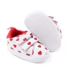 Nouveau-né bébé premiers marcheurs mode simplicité décontracté infantile garçons filles cuir PU anti-dérapant coton semelle enfant en bas âge chaussures