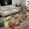 Tapis fleur imprimé tapis canapé grande chambre chevet balcon tapis de sol décoration de la maison petits tapis tapis tapis