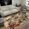 Carpets Flower Printed Carpet Sofa Large Bedroom Bedside Balcony Floor Mats Home Decoration Area Rugs Rug Mat