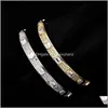 7Mm Hip Hop Carré Zircon Cubique Ensemble Bling Ice Out Bracelet Bracelets Pour Hommes Femmes Charme Rappeur Bijoux Ixxua Ks4Lb