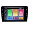 Lecteur DVD de voiture Écran tactile stéréo 10 pouces Navigation GPS Vidéo 1080p Wifi Support universel Commande au volant Carplay Obd Caméra de recul