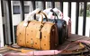 Najwyższej jakości podróże dla kobiet skórzane torby na ramiona, miedziany metal z zamkiem YKK Classic Boston Bag 6211
