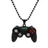 Pendant Necklaces Hiphop Jewelry Game Console Handle Necklace Gold Chain Crystal Charms For Children Boys Gifts6163443