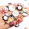 20/50pcs Various of Merry Confettie Resin Flatback Figures Cabochons for Christmas Charm Hairbow Center Jewelry Makin