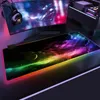 Blue Star Rgb Tapis de souris XXL Clavier d'ordinateur Tapis Pad Accessoires de jeu LED Gamer PC Connected Mat USB Gaming manga tapis de souris