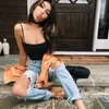 Sexy spaghetti riem backless fit romper lichaam Siamese bodysuit slim skinny strakke jumpsuit undershirt playsuits 210607