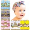 3pcs/lot Solid Color Cross Knotted Infant Elastic Headband Cute Print Bunny Ears Baby Hairband Fashion Bows Headwear Kids Gifts