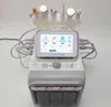 6 in 1 Hydra Dermabrasion Aqua 껍질 진공 얼굴 기공 청소 피부 젊 어 짐 물 산소 제트 껍질 피부 세정기 차가운 망치