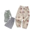 Pantalones de mosquitos para niños de verano sueltos estilo fino hombres y mujeres bebé casual algodón fresco P4686 210622