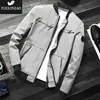 Весна мужская бомбардировщик куртка мужчина повседневная уличная одежда хип-хоп Slim Fit Pilot Coat Men Вышитая одежда 21110