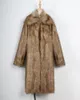 Women's Fur & Faux Fashion Square Collar Long Women Coats Autumn Winter Overcoat Warm Coat