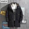 ANSZKTN 2021 NEW YR9845-P150 Högkvalitativ grossist tjock älskare utomhus vinter tjockna duck down case casual slim overcoat g1115