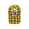 Chapeau de camionneur Plaid six pages unisexe Tidal street cap personnalité design réglable fabricants Whole32078917898034