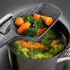 Ny no-stick dräning colanders shovel stamar grönsaksvatten läckage köksredskap gadgets tillbehör matlagningsverktyg köksredskap ewe7652