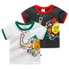 Design de mode d'été 2 3 4 5 6 7 8 9 10 ans Vêtements pour enfants Dessin animé Coton Petits enfants Garçons T-shirt à manches courtes 210701