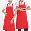 Fartuchy Multi-Color Przydatne Professional Chef Fartuch Poliester Bawełniane Kobiety Solid Color For BBQ