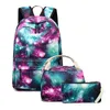 2021 New Arrival School Plecak Galaxy Nastolatki Dziewczyny Dzieci Torby Szkolne Bagody Torby dla nastoletnich Dziewczyn Mochila Escolar X0529