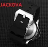 Męskie Zegarki Montre Homme Silikon Zegarek Kwarcowy Moda Moda Wodoodporna Sport Luksusowy Mężczyźni Zegar Sapphire Lustro Wristwatch Relogio Masculino