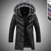 Fashion-Men's Down & Parkas Thick Men Winter Long Coat 2021 Outdoor Warm Windbreaker Jackets Male Casual Hooded Fur Collar Outwear Coats