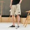 Summer Men Harem Shorts Streetwear Knee Length Oversize Short Jogger Pants Baggy Casual Beach Big Size 8XL 210716