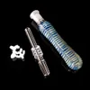 2022 new Glass NC Kit with Quartz Tips Dab Straw Oil Rigs Silicone Smoking Pipe glass pipe smoking accessories dab rig