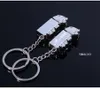 Keychains Custom LOGO Stereoscopic Solid Smooth Truck Metal Pendant Key Chain Smal22