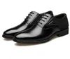 Fioletowy Zielony Czarny Wołowy Mężczyźni Buty Pracy Wear Styl Round Toe Soft-Sole Fashion Business Oxfords Homme