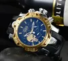 腕時計本物の高級メンズスカルパターン大きなダイヤルギフト腕時計女性高品質バックルカップルクォーツ時計
