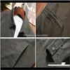 Outerwear & Apparel Drop Delivery 2021 Dimusi Autumn Bomber Jacket Outwear Cotton Coats Fashion Slim Fit Turndown Collar Business Jackets Men