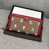 2021 Luxurys Designer Brieftaschen Doraemons Kartenmappe Männer Frauen Handtaschen Echtes Leder Top Qualität Geldbörse Reißverschluss Geldtasche mit2583