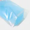 50pcs Breast Milk Nozzle Storage Bags And Free Gift Funnel Double-side Clear Spout Pouches Plastic Packaging With Hang Holegoods