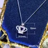 Pendant Necklaces Huitan Luxury Cubic Zirconia Crown Necklace Women Delicate Stylish Bridal Wedding Fancy Gift Fashion Jewelry